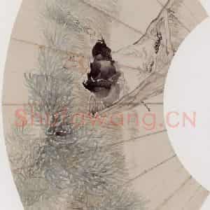 1874年 任伯年《渔父图》国画人物作品图片鉴赏