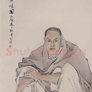 约19世纪70年代末期 任伯年《无香味图》国画人物作品图片鉴赏