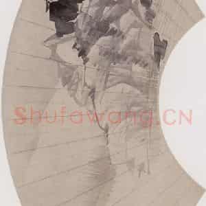 1879年 任伯年《临溪图》国画人物作品图片鉴赏