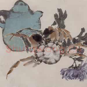 1879年 任伯年《杂画册》国画花鸟作品图片鉴赏