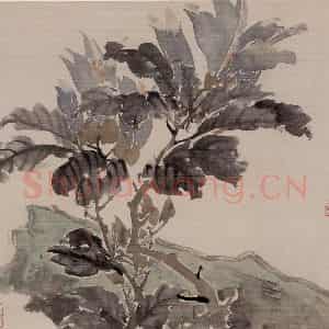 1875年 任伯年《花鸟图册八开》国画花鸟作品图片鉴赏