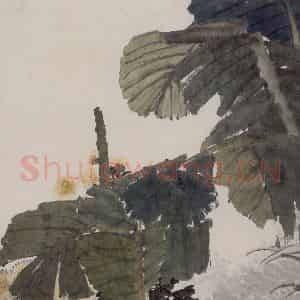 1881年 任伯年《花鸟人物图册十二开》国画花鸟作品图片鉴赏