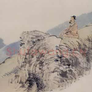 1882年 任伯年《花鸟人物图册十二开》国画人物作品图片鉴赏