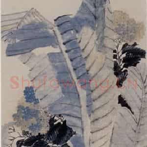 约19世纪70年代中期 任伯年《花鸟图四屏》国画花鸟作品图片鉴赏