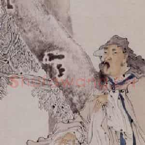 约19世纪70年代中期 任伯年《人物四条屏》国画人物作品图片鉴赏
