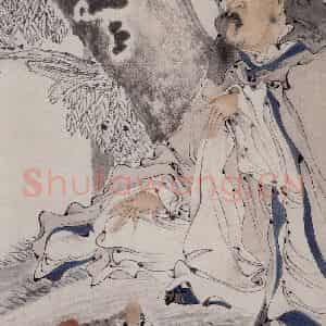 约19世纪70年代中期 任伯年《人物四条屏》国画人物作品图片鉴赏