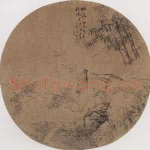 1884年 任伯年《人物图》国画人物写意作品图片鉴赏