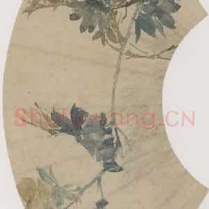 1881年 任伯年《杂画册十二开》国画花鸟写意作品图片鉴赏