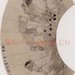 1888年 任伯年《杂画册十二开》国画人物写意作品图片鉴赏