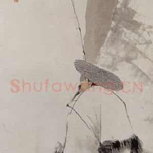 1881年 任伯年《渔父图》国画人物写意作品图片鉴赏