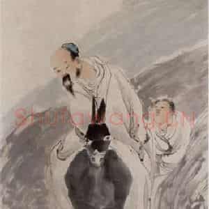 1881年 任伯年《人物四条屏》国画人物写意作品图片鉴赏