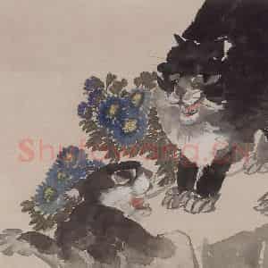 清代 任伯年《花鸟册十开》国画花鸟作品图片鉴赏