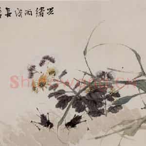 清代 任伯年《杂画册十六开》国画花鸟作品图片鉴赏