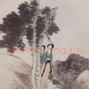 清代 任伯年《仕女图册十二开》国画人物作品图片鉴赏