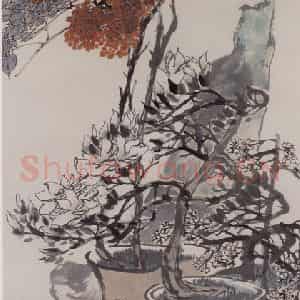 清代 任伯年《岁朝清供图》国画花鸟作品图片鉴赏