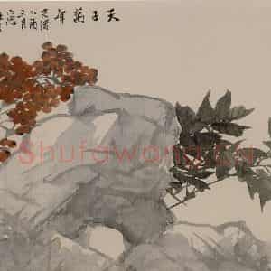 清代 任伯年《花卉册》国画花鸟作品图片鉴赏
