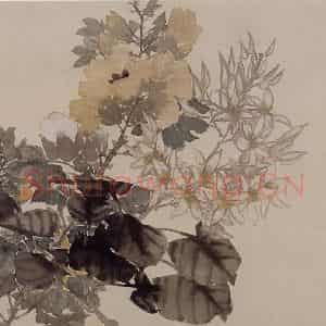清代 任伯年《花卉册》国画花鸟作品图片鉴赏