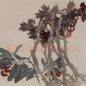 清代 任伯年《花卉册》国画花鸟作品图片鉴赏