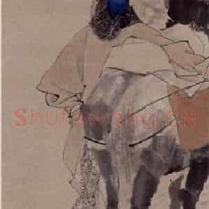 清代 任伯年《关河一望萧索》国画人物作品图片鉴赏