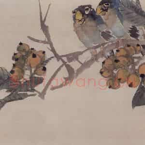 清代 任伯年《花鸟册十开》国画花鸟作品图片鉴赏