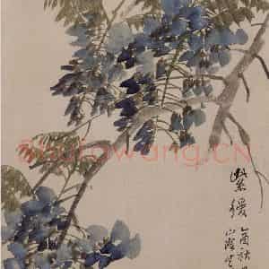 清代 任伯年《花果册八开》国画花鸟作品图片鉴赏