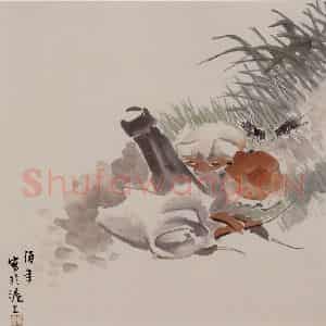 清代 任伯年《杂画册十六开》国画花鸟作品图片鉴赏