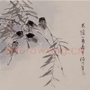 清代 任伯年《杂画册十六开》国画花鸟作品图片鉴赏