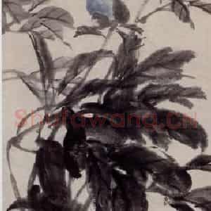 1893年 任伯年《富贵大吉》国画花鸟写意作品图片鉴赏