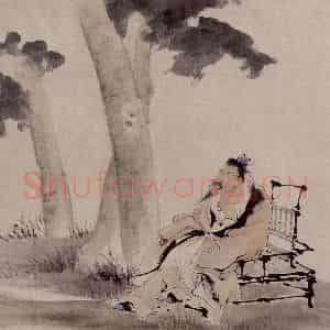 清代 任伯年《人物仕女册八开》国画人物写意作品图片鉴赏