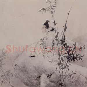 清代 任伯年《人物仕女册八开》国画人物写意作品图片鉴赏