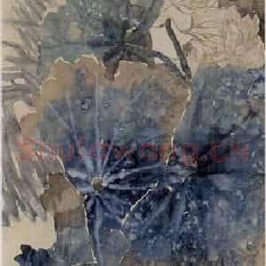 1890年 任伯年《花鸟七条屏》国画花鸟写意作品图片鉴赏