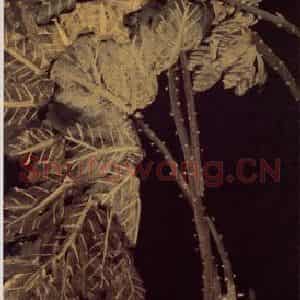 1890年 任伯年《金笔花鸟六条屏》国画花鸟写意作品图片鉴赏