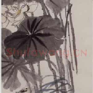 1891年 任伯年《花鸟四条屏》国画花鸟写意作品图片鉴赏