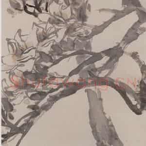 1891年 任伯年《花鸟四条屏》国画花鸟写意作品图片鉴赏
