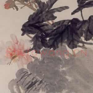 1891年 任伯年《花鸟四条屏》国画花鸟写意作品图片鉴赏