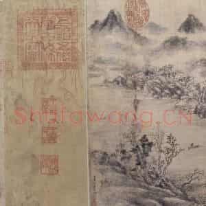 宋代 米友仁《潇湘图》国画山水作品图片鉴赏