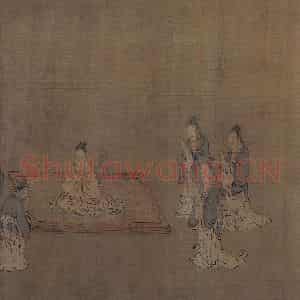 宋代 马和之《诗经周颂十篇图》国画人物作品图片鉴赏