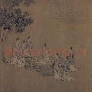 宋代 马和之《诗经周颂十篇图》国画人物作品图片鉴赏