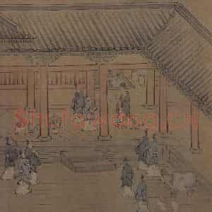 宋代 马和之《诗经周颂十篇图》国画人物作品图片鉴赏