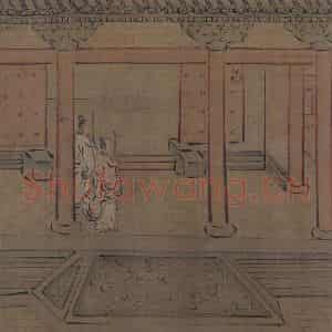 宋代 马和之《诗经周颂十篇图》国画人物作品图片鉴赏