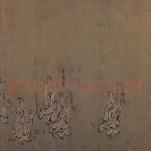 宋代 马和之《诗经周颂十篇图》国画人物作品图片鉴赏