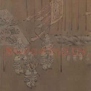 宋代 马和之《诗经周颂十篇图》国画人物作品图片鉴赏