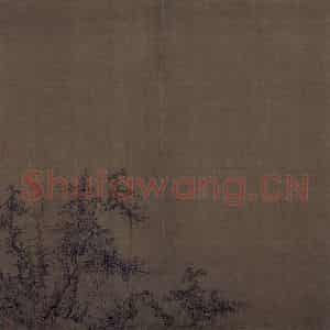 宋代 王诜《烟江叠嶂图》国画山水作品图片鉴赏