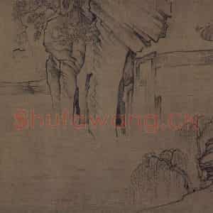 宋代《莲社图》国画山水作品图片鉴赏