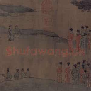 宋代《人物故事图》国画人物作品图片鉴赏