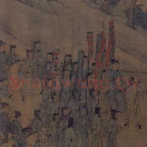 宋代《人物故事图》国画人物作品图片鉴赏