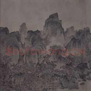宋代《溪山图》国画山水作品图片鉴赏