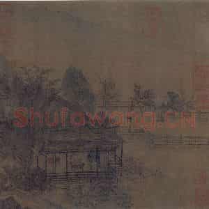 宋代《木阁纳凉图》国画综合作品图片鉴赏