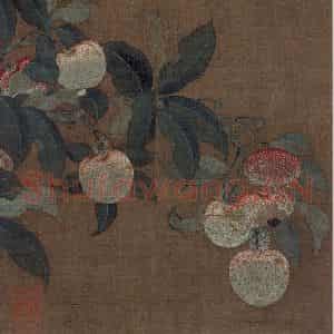 宋代《荔枝图》国画花鸟作品图片鉴赏