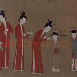 金代《歌乐图》国画综合作品图片鉴赏